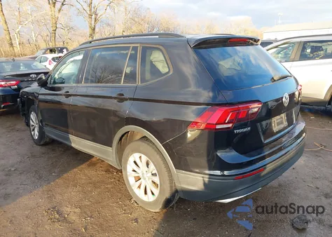 2019 Volkswagen Tiguan 2.0T S from USA, damaged, VIN 3VV1B7AX0KM200882